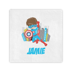 Superhero in the City Standard Cocktail Napkins (Personalized)