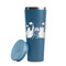 Superhero in the City Steel Blue RTIC Everyday Tumbler - 28 oz. - Lid Off