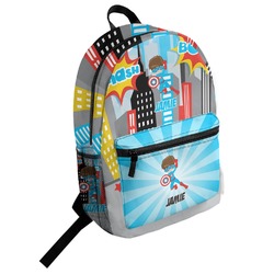 Superhero in the City Student Backpack (Personalized)