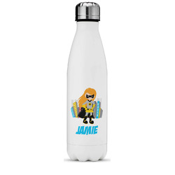 Superhero in the City Water Bottle - 17 oz. - Stainless Steel - Full Color Printing (Personalized)
