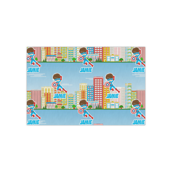 Custom Superhero in the City Small Tissue Papers Sheets - Lightweight (Personalized)