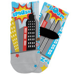 Superhero in the City Toddler Ankle Socks (Personalized)