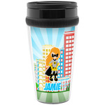 Superhero in the City Acrylic Travel Mug without Handle (Personalized)