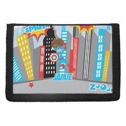 Superhero in the City Trifold Wallet (Personalized)