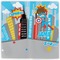 Superhero in the City Vinyl Document Wallet - Apvl