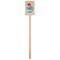 Superhero in the City Wooden 6.25" Stir Stick - Rectangular - Single Stick