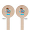 Superhero in the City Wooden 6" Stir Stick - Round - Double Sided - Front & Back