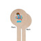 Superhero in the City Wooden 7.5" Stir Stick - Round - Single Sided - Front & Back