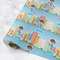 Superhero in the City Wrapping Paper Roll - Matte - Medium - Main