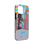 Superhero in the City iPhone Case - Rubber Lined - iPhone 13 Mini (Personalized)