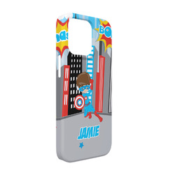 Superhero in the City iPhone Case - Plastic - iPhone 13 Pro (Personalized)