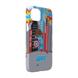 Superhero in the City iPhone Case - Plastic - iPhone 14 (Personalized)