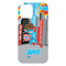 Superhero in the City iPhone 15 Plus Case - Back