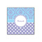 Purple Damask & Dots 12x12 Wood Print - Front View