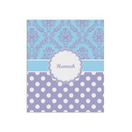 Purple Damask & Dots Poster - Matte - 20x24 (Personalized)