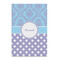 Purple Damask & Dots 20x30 - Matte Poster - Front View