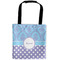 Purple Damask & Dots Car Bag - Main