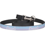 Purple Damask & Dots Dog Leash (Personalized)