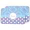 Purple Damask & Dots Drying Dish Mat - MAIN