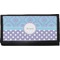 Purple Damask & Dots DyeTrans Checkbook Cover