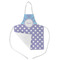 Purple Damask & Dots Kid's Aprons - Medium - Main (med/lrg)