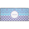 Purple Damask & Dots Large Gaming Mats - FRONT