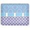 Purple Damask & Dots Light Switch Covers (3 Toggle Plate)