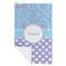 Purple Damask & Dots Microfiber Golf Towels - FOLD