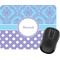 Purple Damask & Dots Rectangular Mouse Pad