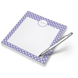 Purple Damask & Dots Notepad (Personalized)