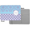 Purple Damask & Dots Passport Holder - Apvl