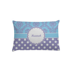 Purple Damask & Dots Pillow Case - Toddler (Personalized)