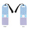 Purple Damask & Dots Plastic Bookmarks - Approval