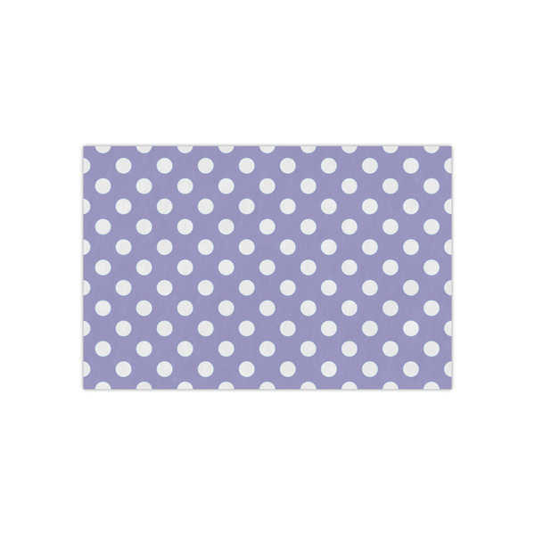 Custom Purple Damask & Dots Small Tissue Papers Sheets - Lightweight