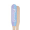 Purple Damask & Dots Wooden Food Pick - Paddle - Single Sided - Front & Back