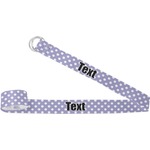 Purple Damask & Dots Yoga Strap (Personalized)