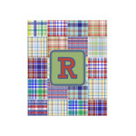 Blue Madras Plaid Print Poster - Matte - 20x24 (Personalized)