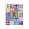 Blue Madras Plaid Print 20x24 - Matte Poster - Front View