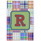 Blue Madras Plaid Print 20x30 - Canvas Print - Front View