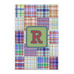 Blue Madras Plaid Print Posters - Matte - 20x30 (Personalized)