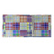 Blue Madras Plaid Print 3 Ring Binders - Full Wrap - 2" - OPEN INSIDE