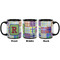 Blue Madras Plaid Print Coffee Mug - 11 oz - Black APPROVAL