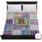 Blue Madras Plaid Print Duvet Cover (Queen)