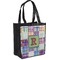 Blue Madras Plaid Print Grocery Bag - Main