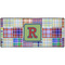 Blue Madras Plaid Print Large Gaming Mats - APPROVAL