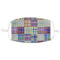 Blue Madras Plaid Print Mask1 Adult Large