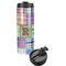 Blue Madras Plaid Print Stainless Steel Tumbler