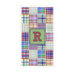 Blue Madras Plaid Print Guest Paper Towels - Full Color - Standard (Personalized)