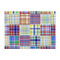 Blue Madras Plaid Print Tissue Paper - Heavyweight - Large - Front