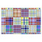 Blue Madras Plaid Print Tissue Paper - Heavyweight - XL - Front